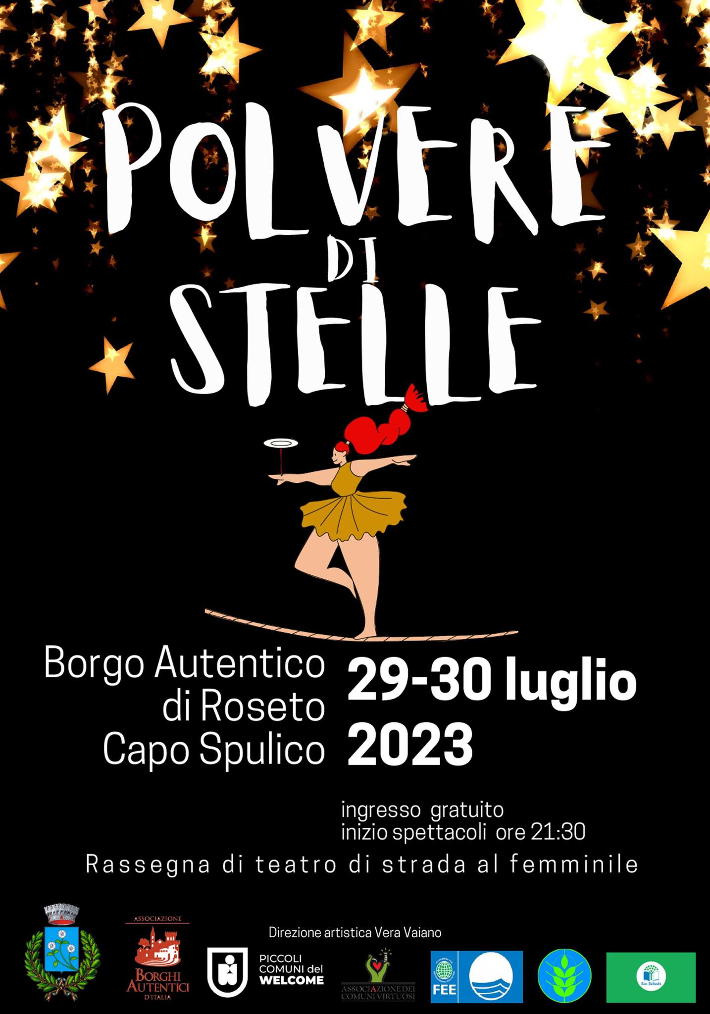 locandina Polvere di Stelle 2023 a Roseto Capo Spulico