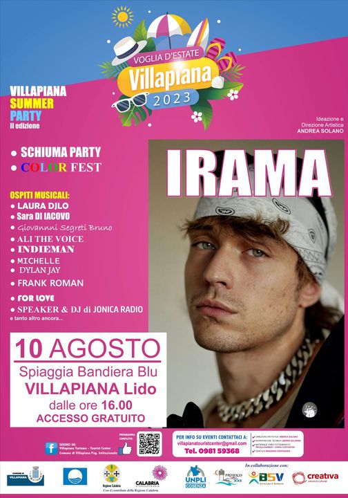 locandina irama a villapiana