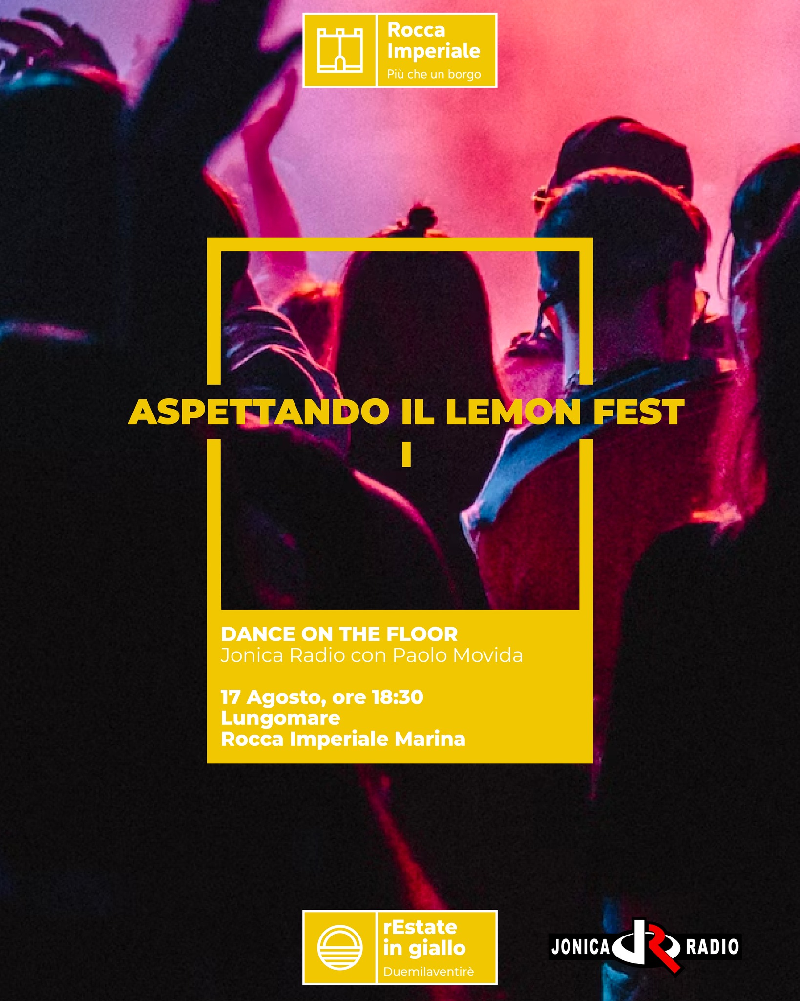 locandina Dance on the Floor 2023 a Rocca Imperiale