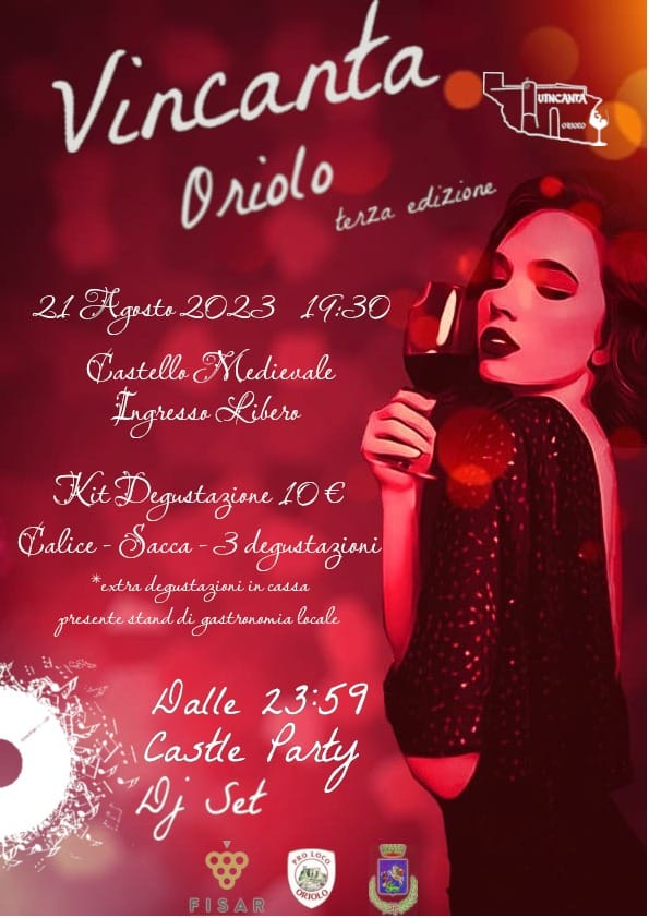 locandina evento Vincanta Oriolo 2023 ad Oriolo