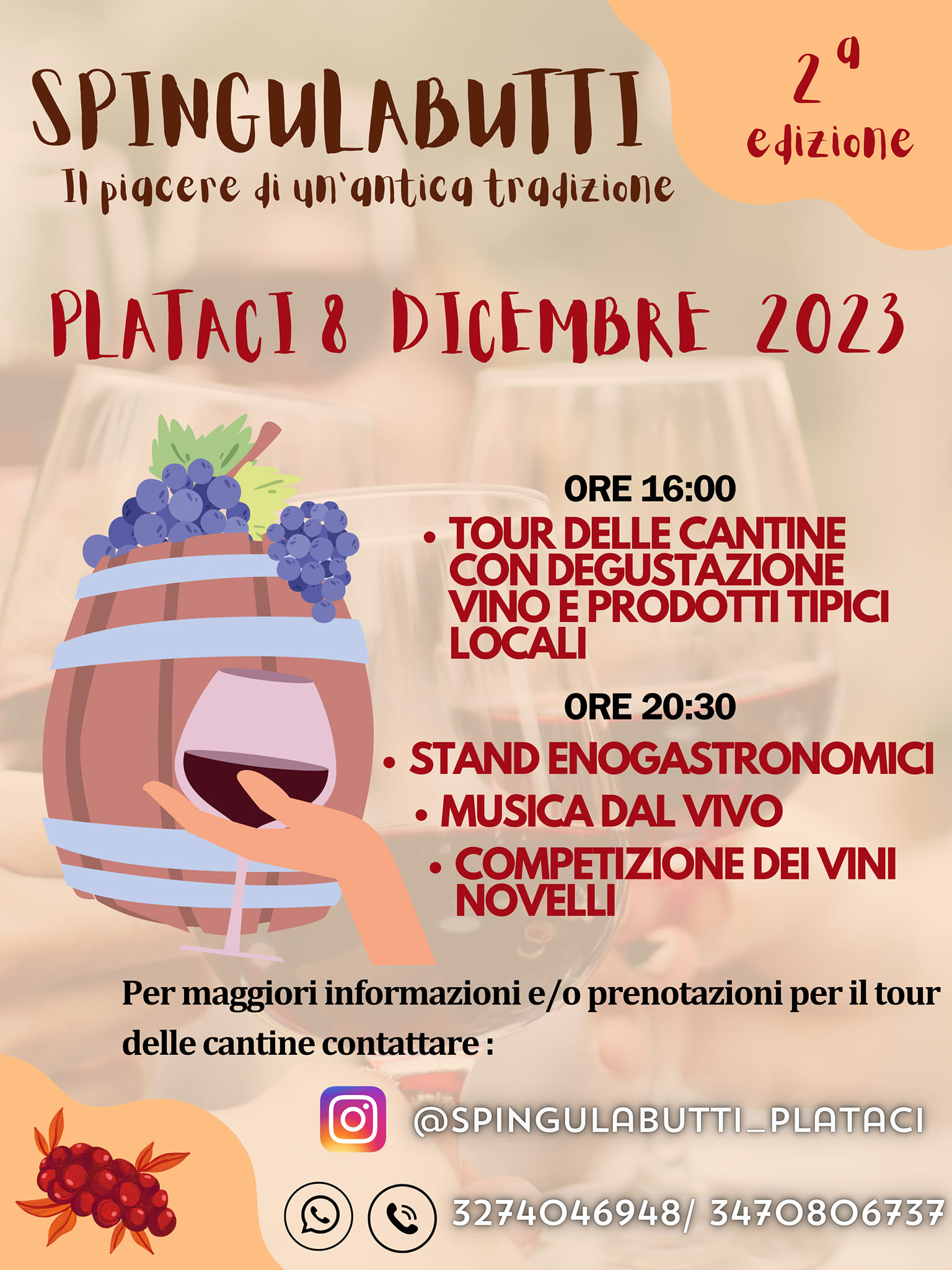 locandina Spingulabutti 2023 a Plataci