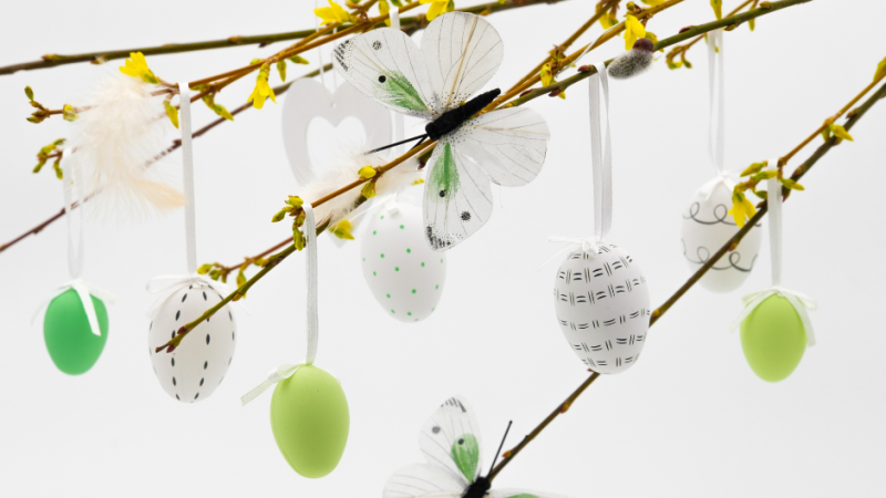 albero di uova pasquali