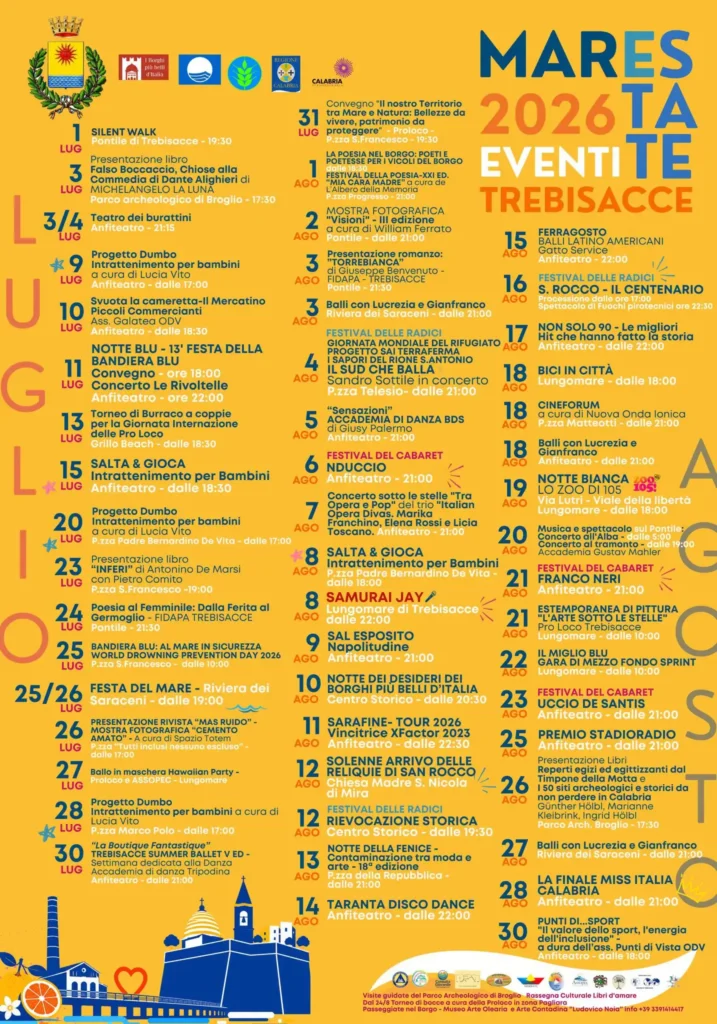 Programma Estate Trebisacce 2026