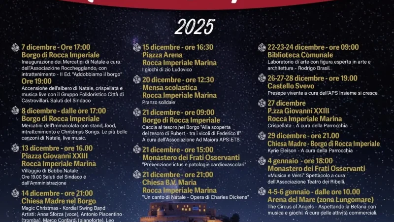 natale rocca imperiale 2025