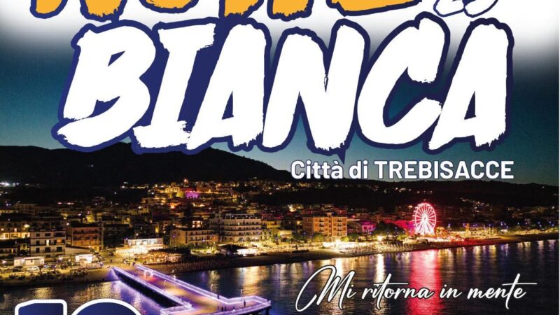 Locandina notte bianca Trebisacce 2025