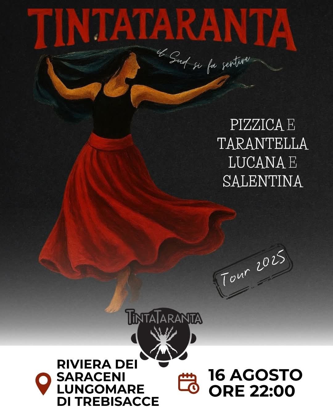 Locandina festa della Taranta trebisacce