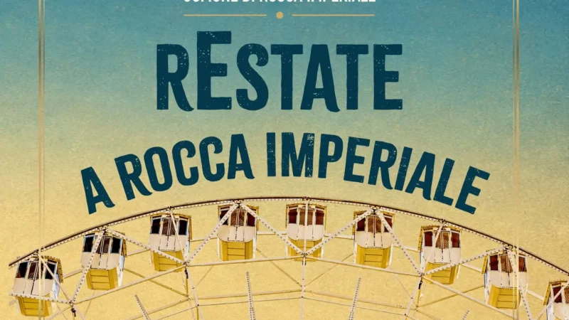 la copertina del programma estivo rocca imperiale 2026