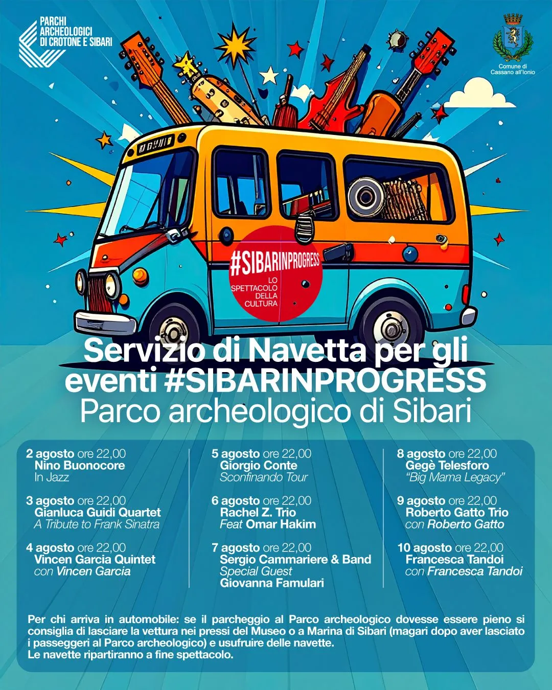 orari servizio navetta sibari 2025