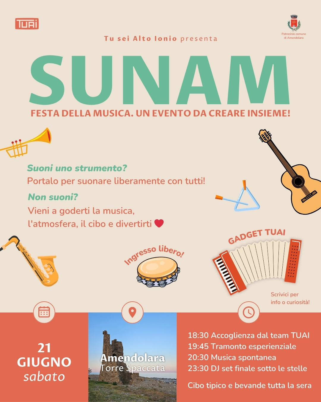 locandina sunam ad amendolara