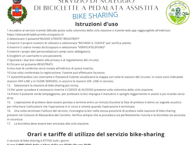 Visita il borgo di Alessandria del Carretto in Bicicletta