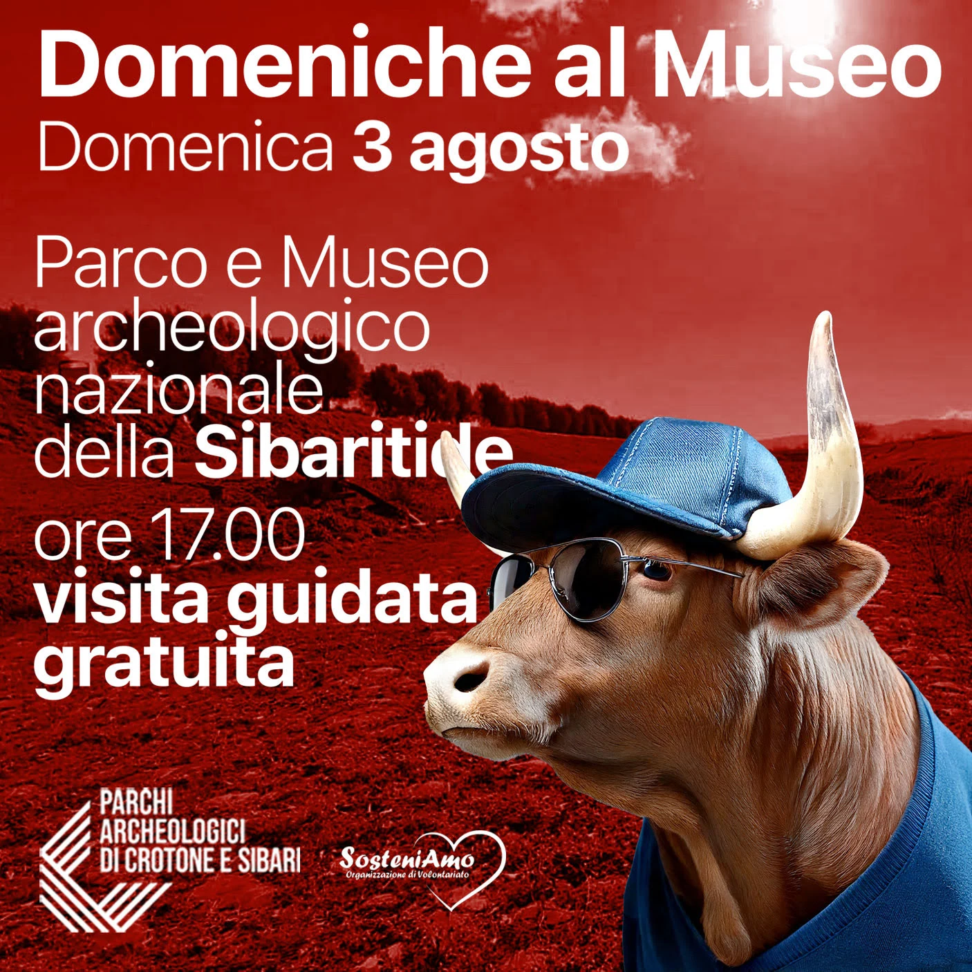 locandina Domenica al Museo e Parco Archeologico della Sibaritide