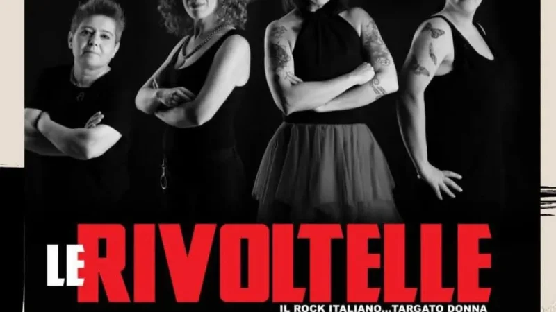 locandina gruppo rock le rivoltelle