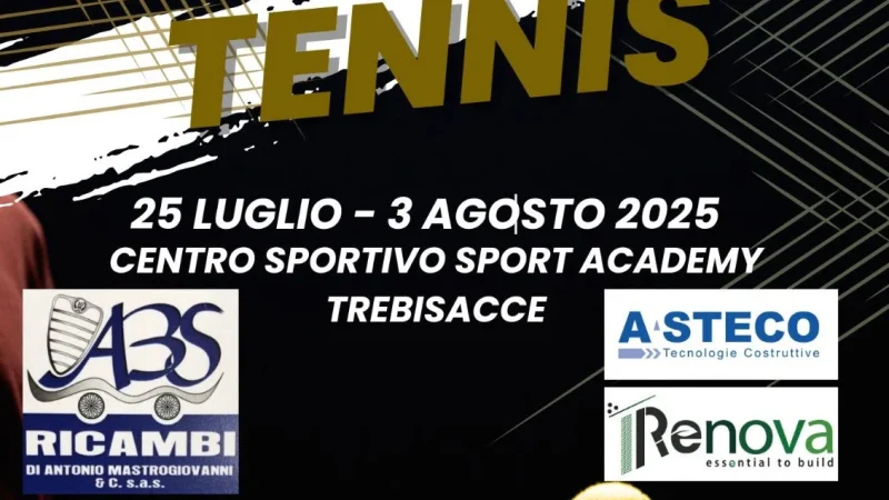 locandina torneo tennis a trebisacce