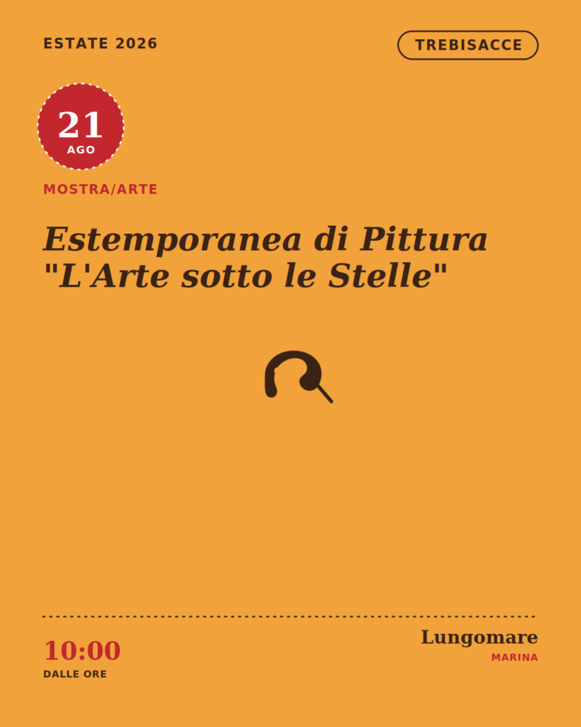 Estemporanea di Pittura “L’Arte sotto le Stelle” a Trebisacce