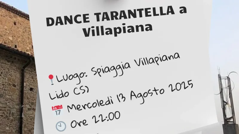 postit Dance Tarantella a Villapiana