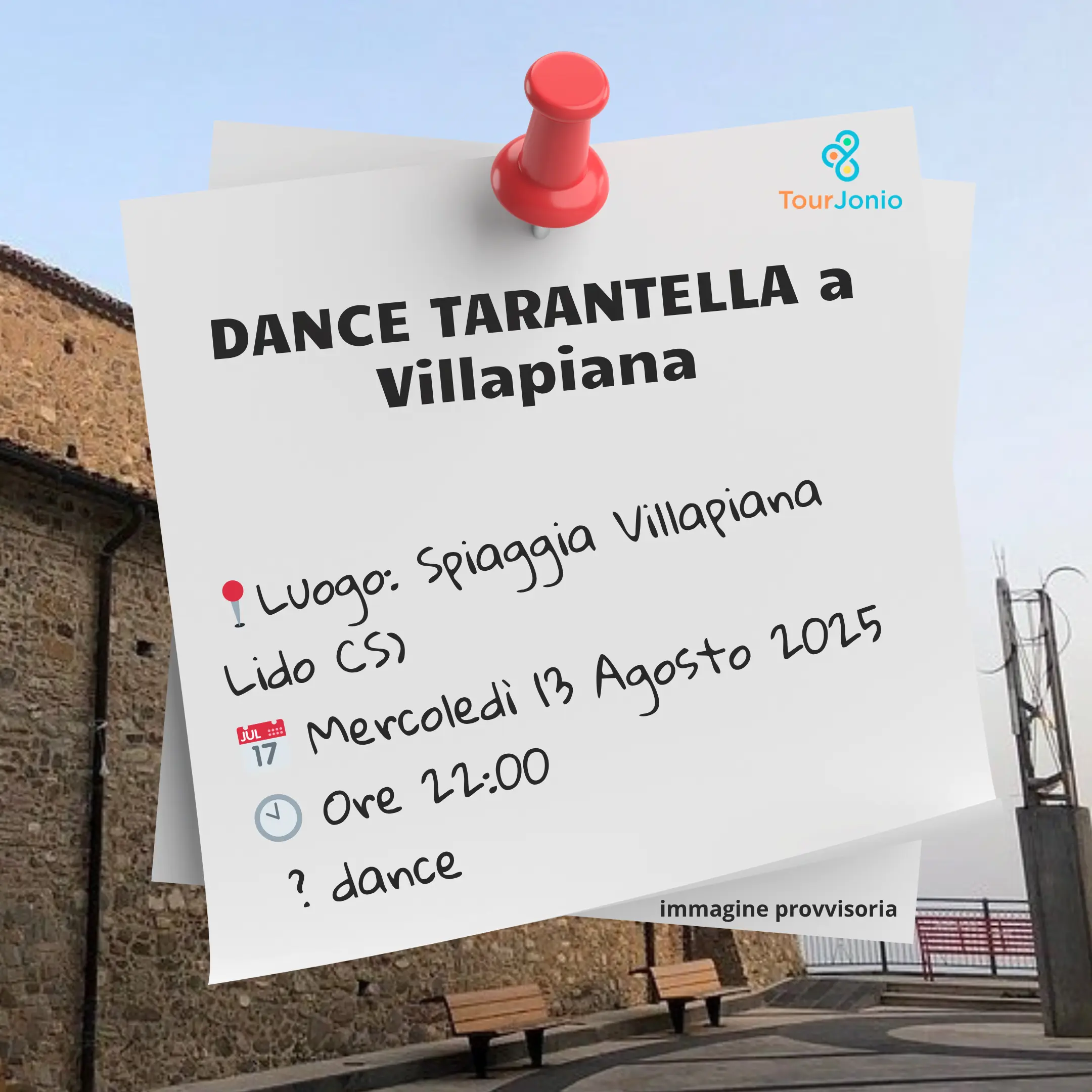 postit Dance Tarantella a Villapiana