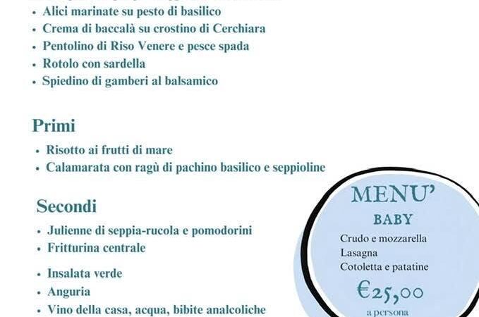 locandina Ferragosto Ristorante La Bottega degli Antichi Sapori a Trebisacce