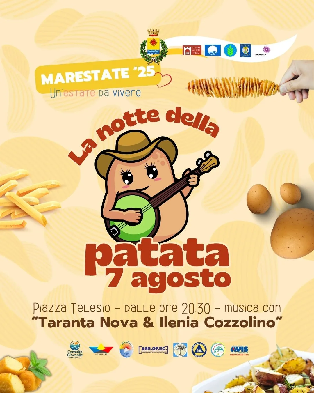 locandina La Notte della Patata a Trebisacce