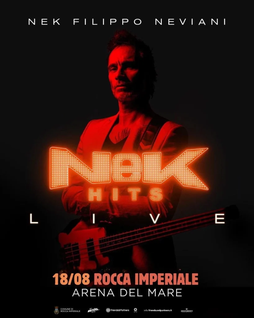 Nek in concerto a Rocca Imperiale Lemon Fest 2026