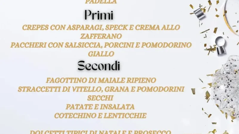menù san silvestro capodanno castroregio