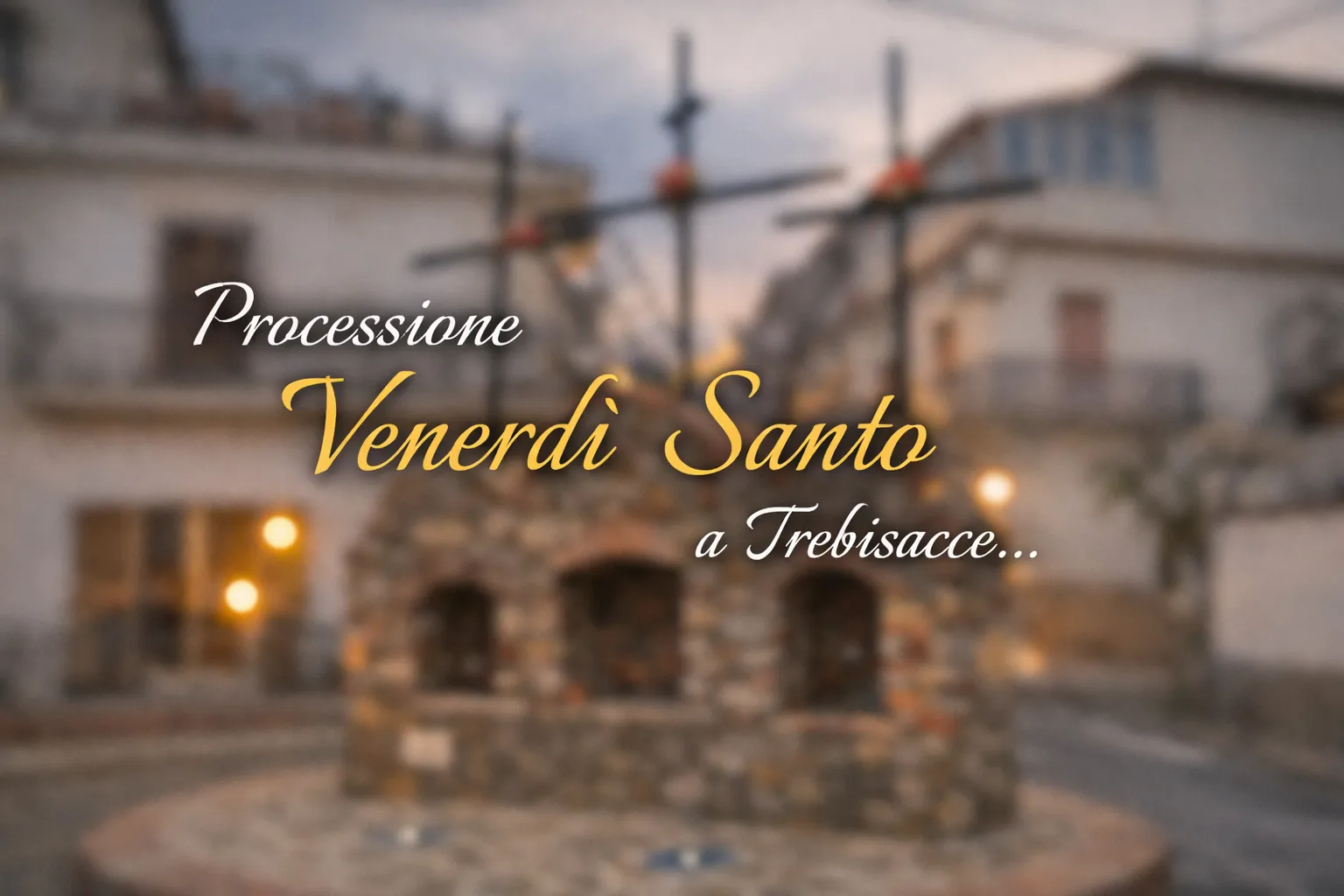 Processione del Venerdì Santo a Trebisacce durante la Settimana Santa