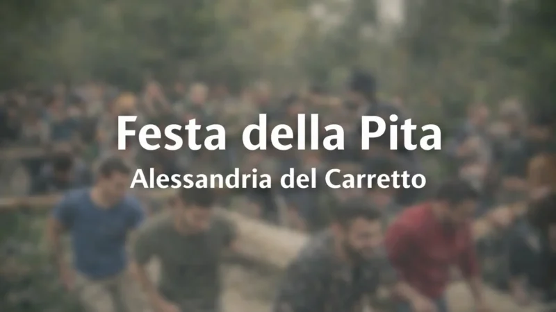 Festa della Pita ad Alessandria del Carretto nel Pollino, rito arboreo tradizionale con trasporto dell’albero rito della pita ad alessandria del carretto