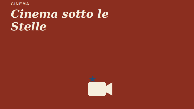 Cinema sotto le Stelle a Roseto Capo Spulico 26 Agosto