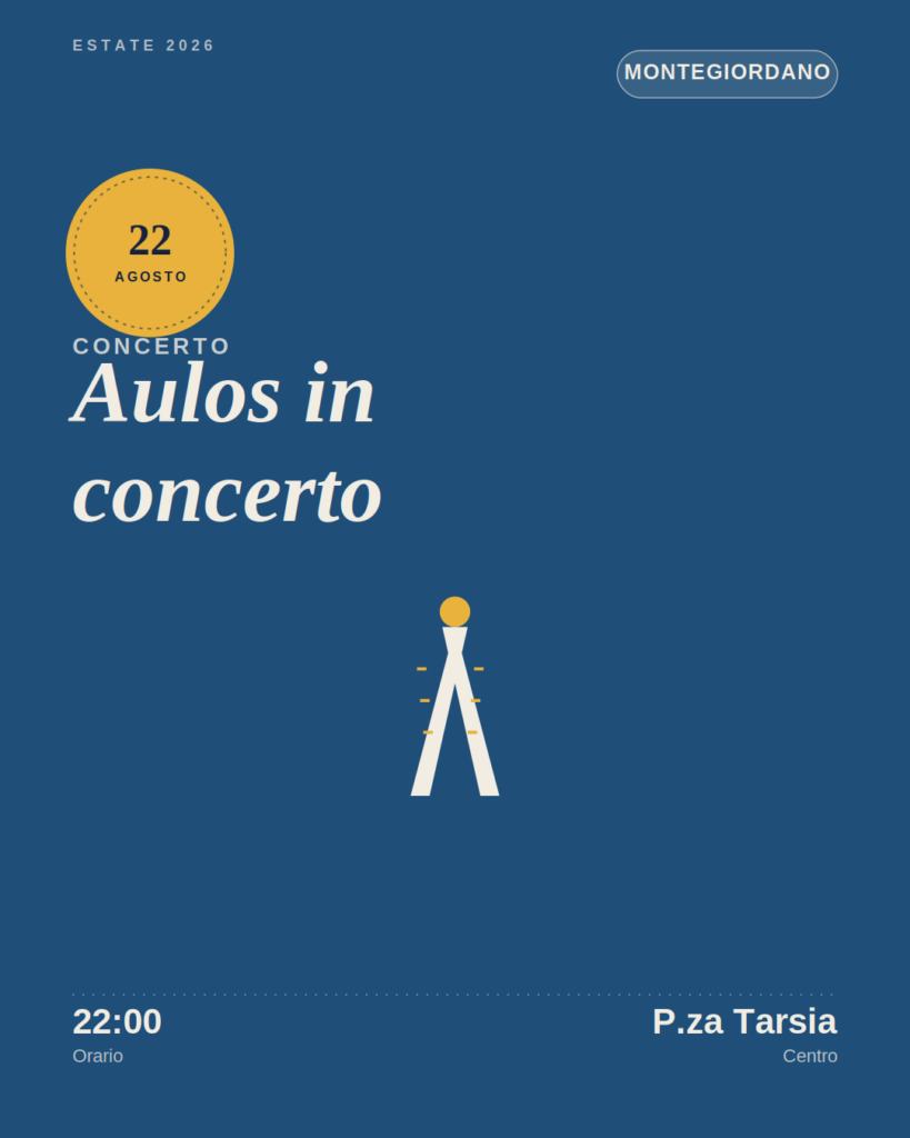 Aulos in concerto Musica etnica calabrese a Montegiordano