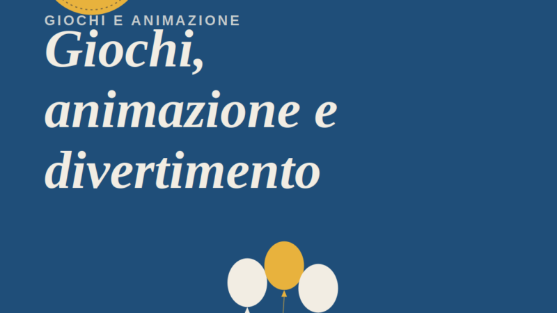 locandina provvisoria Giochi, animazione e divertimento a Montegiordano