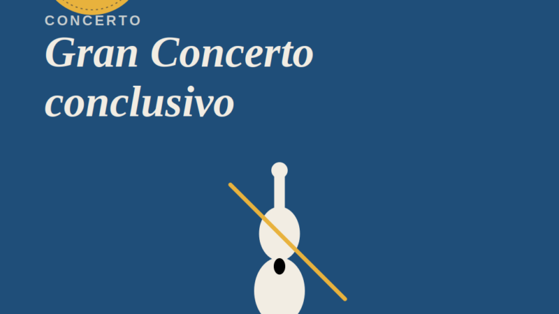 locandina Gran Concerto conclusivo a Montegiordano