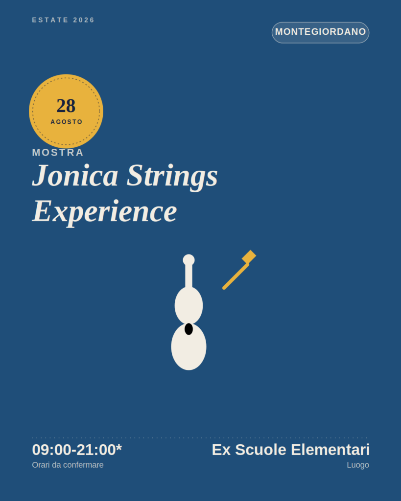Jonica Strings Experience a Montegiordano 28 agosto