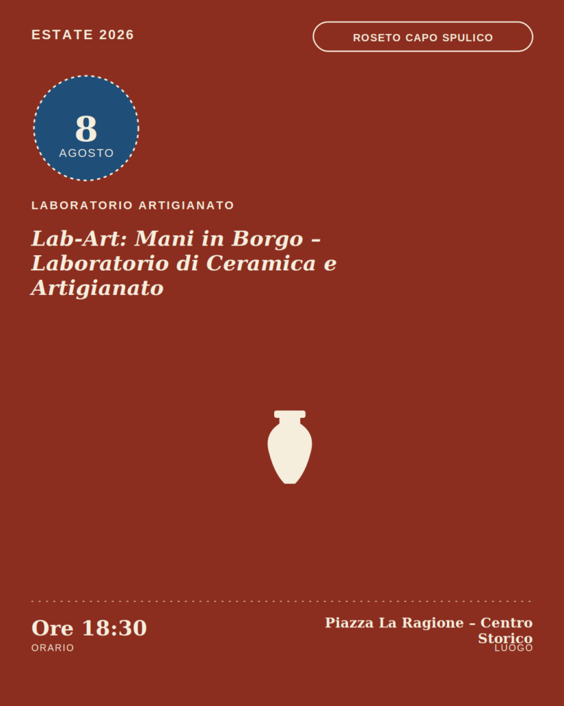 Lab-Art: Mani in Borgo a Roseto Capo Spulico