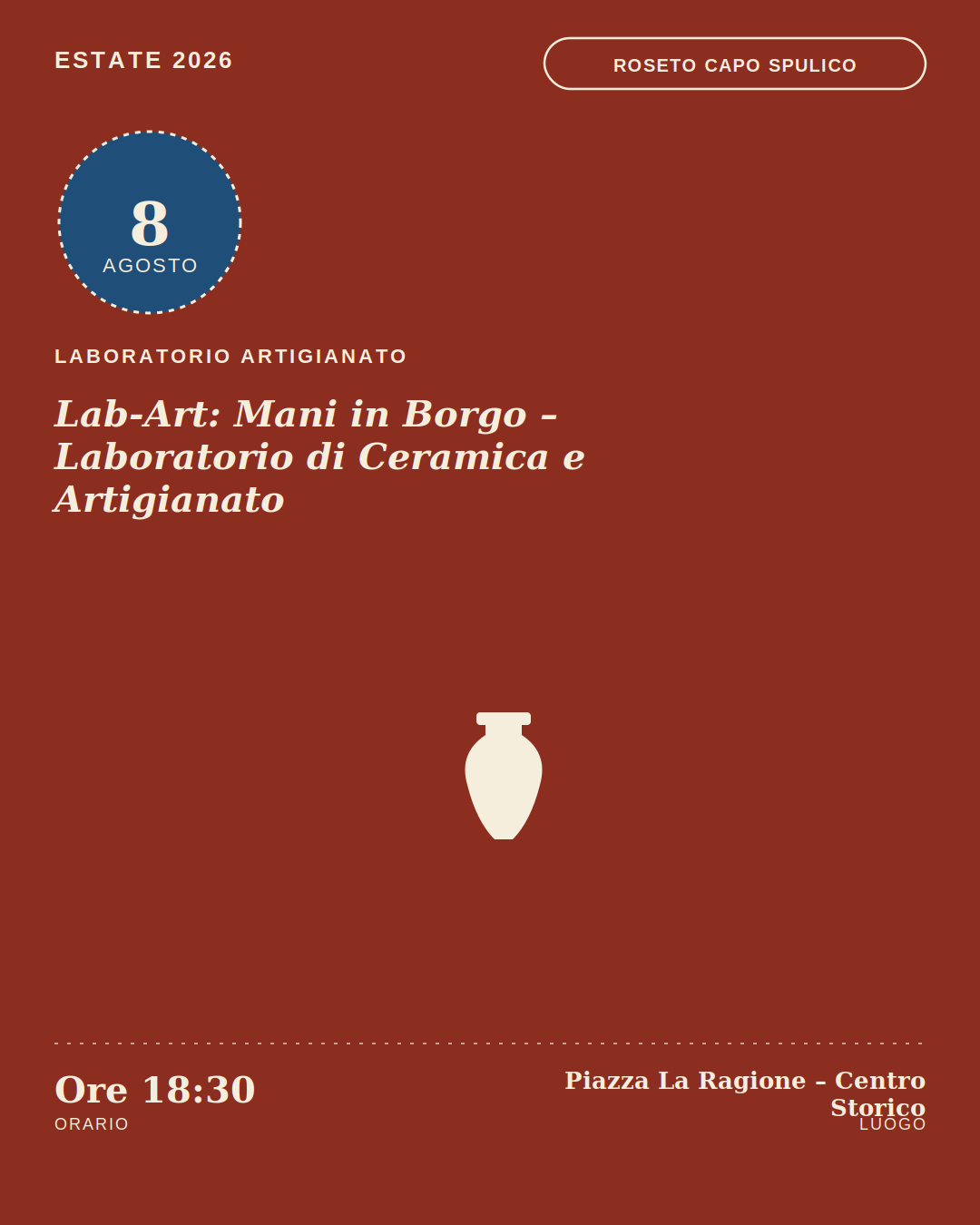 locandina non ufficiale Lab-Art Mani in Borgo a Roseto Capo Spulico