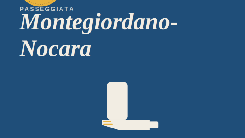 locandina non ufficiale Passeggiata Montegiordano-Nocara Settima edizione 2026