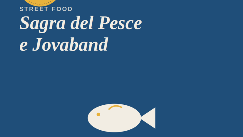 locandina non ufficiale Sagra del Pesce e Jovaband Show Live a Montegiordano