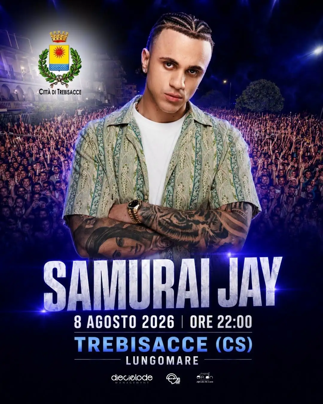 Samurai Jay in concerto a Trebisacce