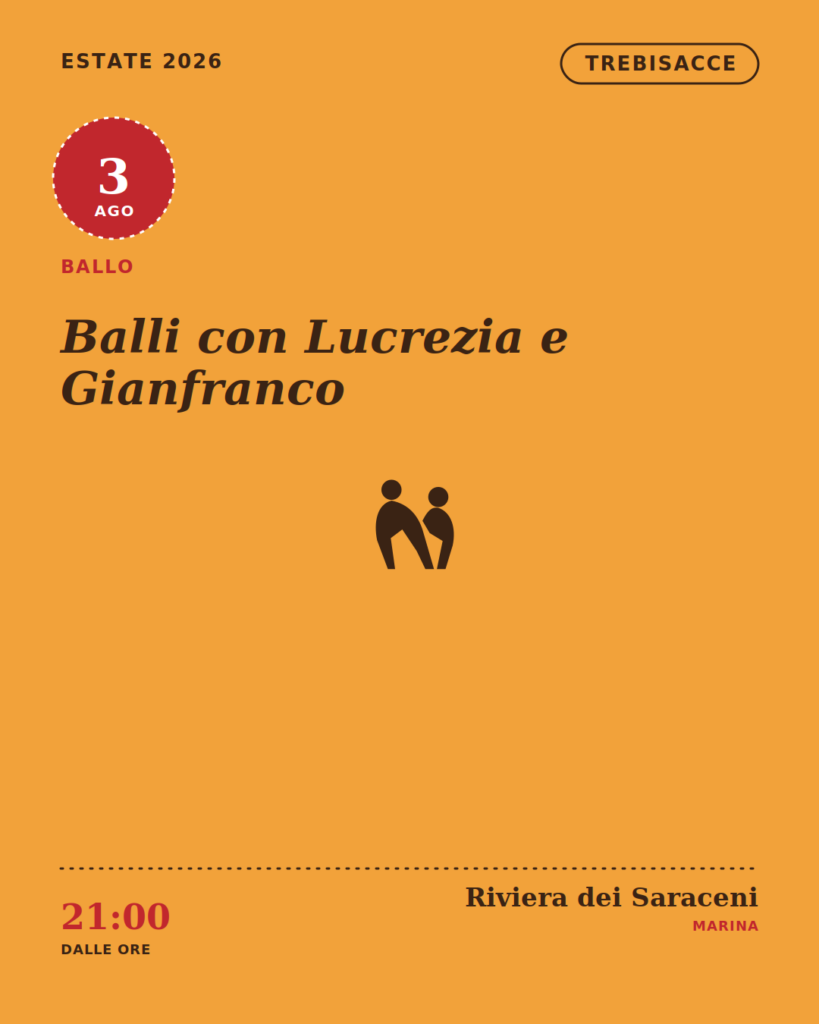Balli con Lucrezia e Gianfranco a Trebisacce