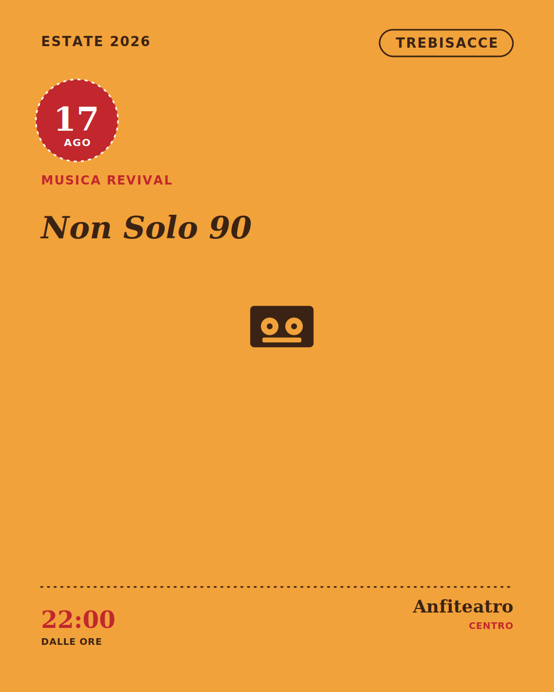 Non Solo 90 a Trebisacce