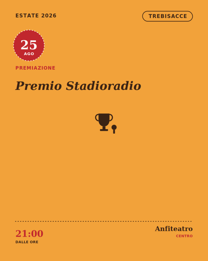 Premio Stadioradio a Trebisacce